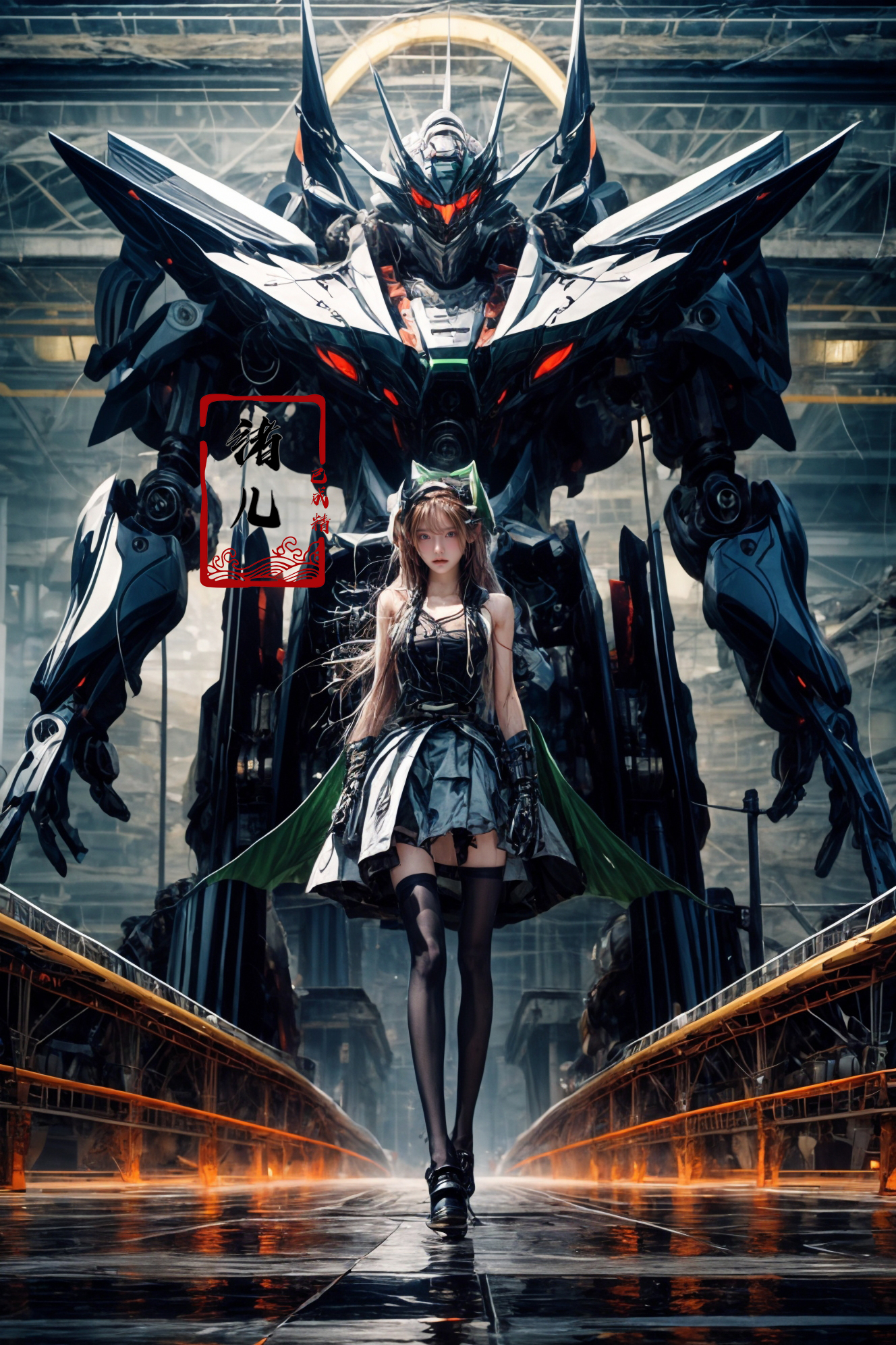 606247209521969663-985433000-Mecha，(dramatic, gritty, intense_1.4),masterpiece, best quality, 32k uhd, insane details, intricate details, hyperdetailed, hype.jpg
